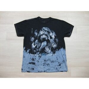 Sleep Token "Vessel 1" T-Shirt Men's (M) Grabbing Hands Bleach Tie Dye Alt Metal
